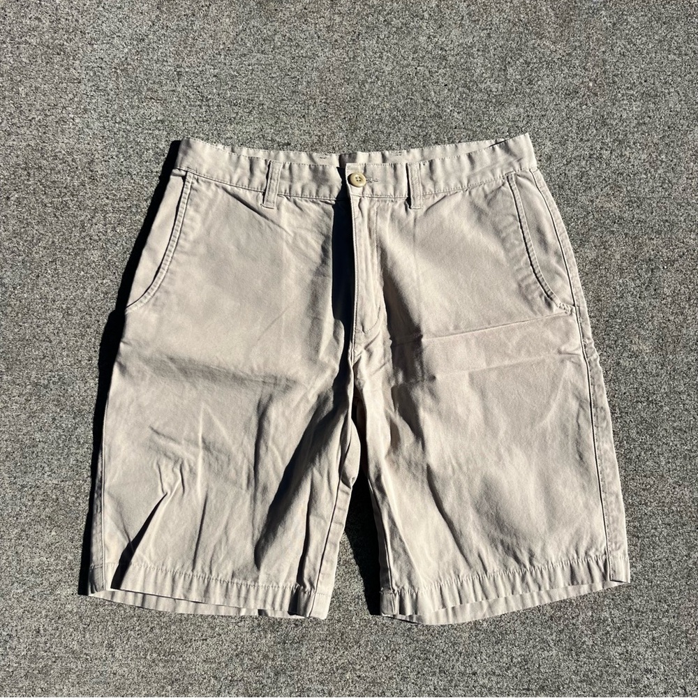 Patagonia Flat Front Organic Khaki Shorts (30)